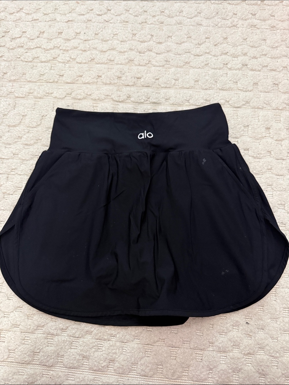 ALO Yoga Black Circle Skirt - Women's Skater Skirt